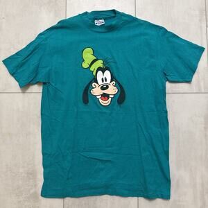 Vintage Goofy Big Face Tee Shirt Disney Cartoon Hanes Beefy XL 46-48